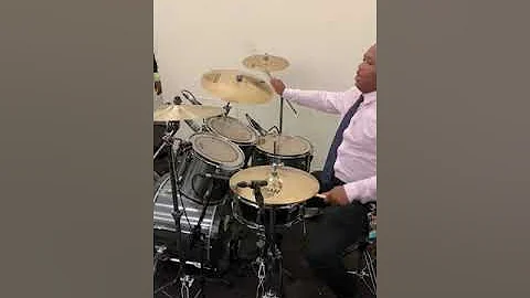 Ryan Strickland on drums at Revival Fire 111th COG...