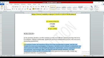 CS402 GDB Solution Fall 2022 | CS402 GDB Solution 2022