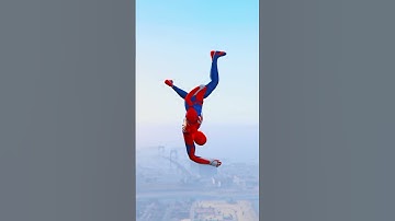 GTA V : Ironman Saving Spiderman From Superman | 😮 ep 95#shorts #shortsfeed #gta5