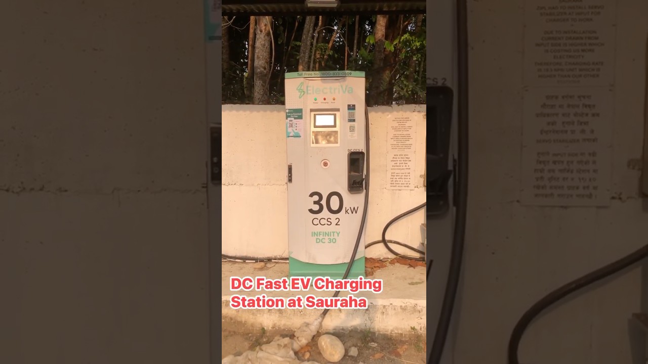 DC Fast EV Charging Station at Sauraha, Chitwan from ElectriVa. 