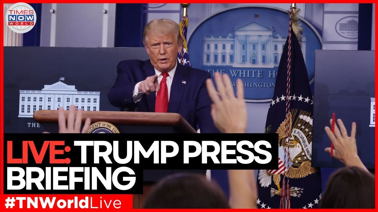TRUMP LIVE: President Donald Trump Holds White House Press Conference ...