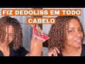 FINALIZEI MEU CABELO CRESPO COM DEDOLISS