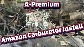 Amazon Carburetor Install 1988 Corolla FX 4ALC