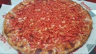 Flamin' Hot Cheetos Pizza Challenge