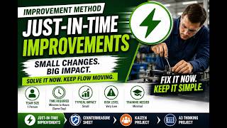 Just-in-Time Improvements: Small Changes, Big Results