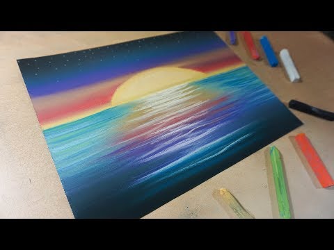 Como Dibujar Un Paisaje Con Colores Paso A Paso Dibujo Para