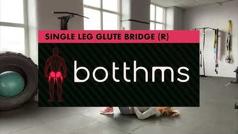 Single Leg Glute Bridge (R) with botthms Resistance Band – Booty Band Exercises botthms.com