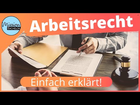 Video: Was ist verfahrensrechtliches Arbeitsrecht?