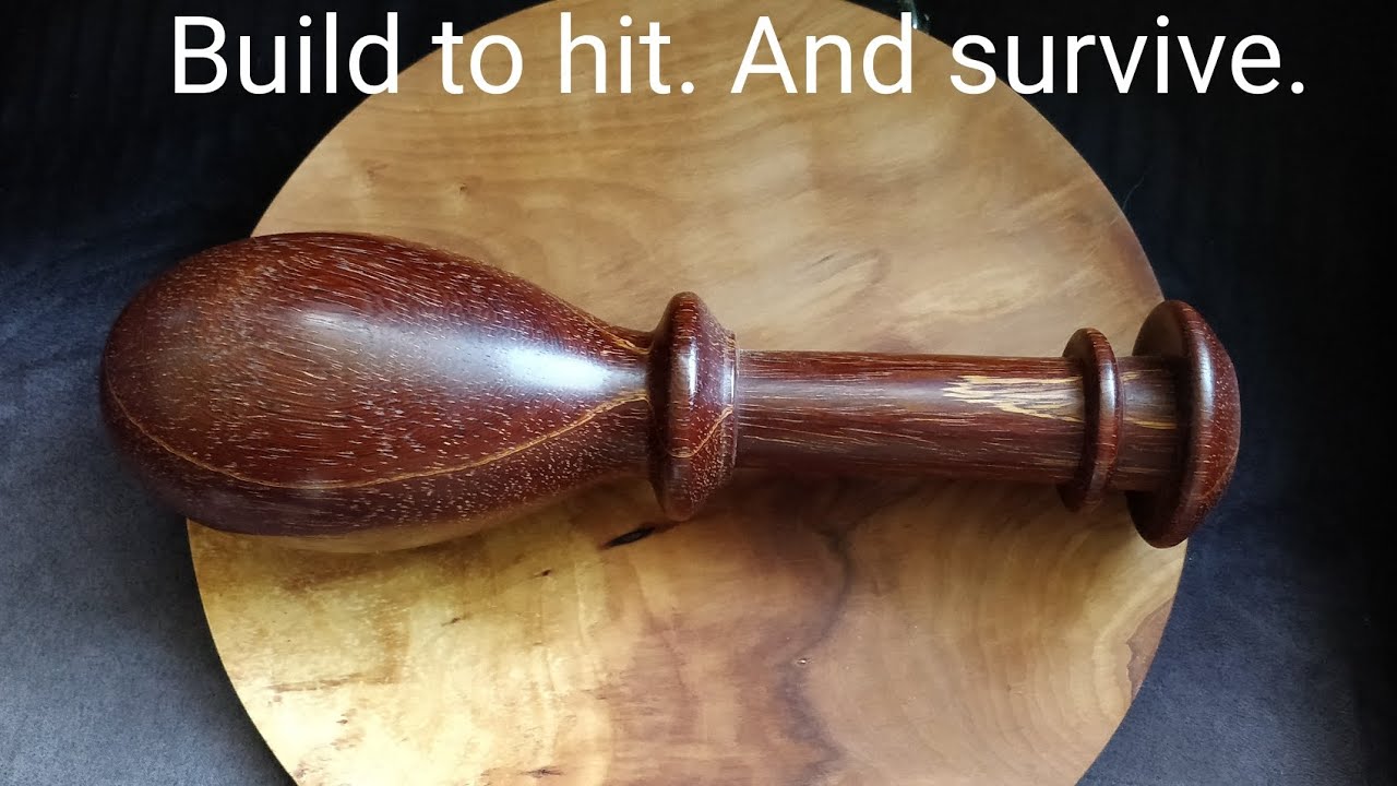 One man. One Lathe. One Brutal Block of Azobé 💪 - Woodturning.