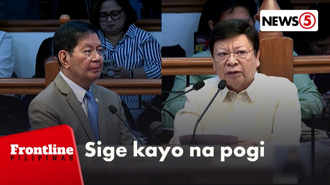 Sen. Lacson at Sen. Marcoleta muling nagpatutsadahan | Frontline Pilipinas