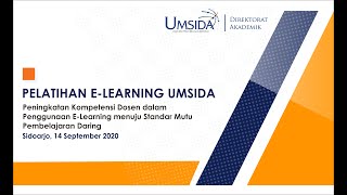 Peningkatan Kompetensi Dosen dalam Penggunaan E-Learning Menuju Standar Mutu Pembelajaran Daring screenshot 1