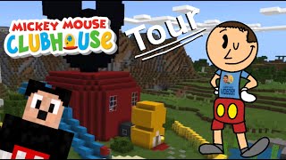 Tour of my Mickey Mouse Clubhouse on MineCraft