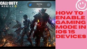 iPhone iOS 15 official gaming mode  ...