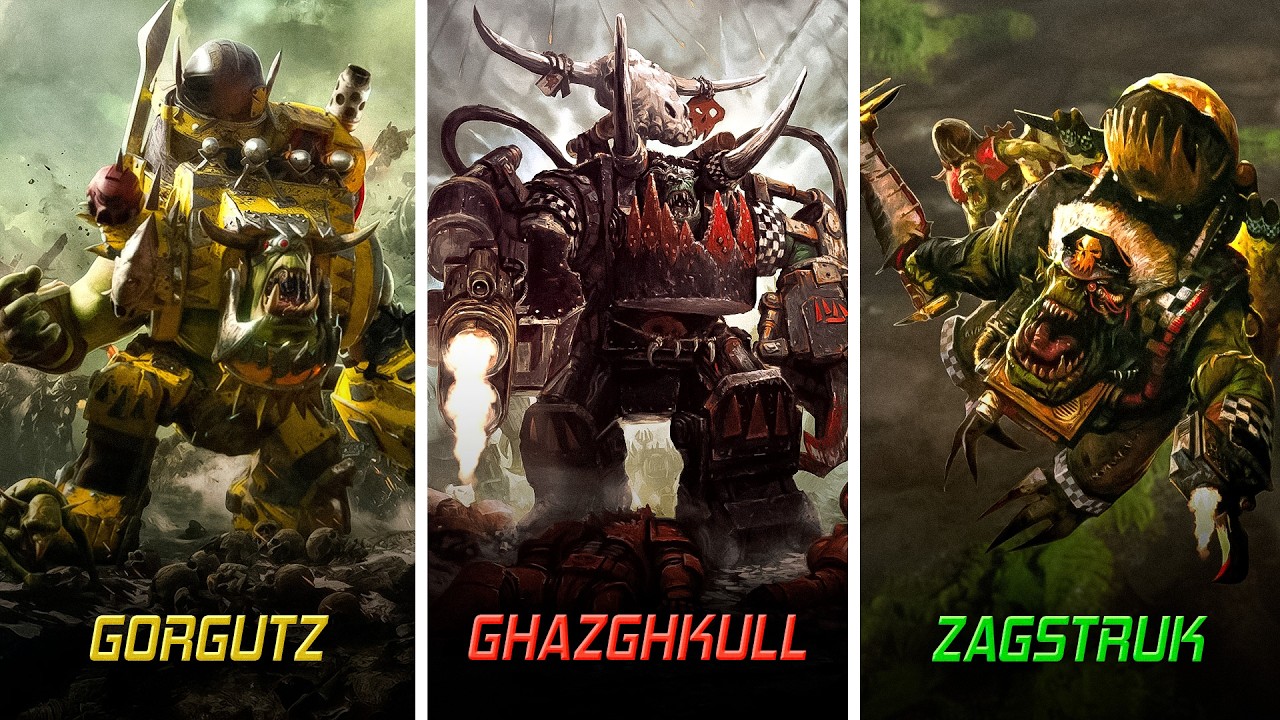 The 10 Most POWERFUL Orks In Warhammer 40k!