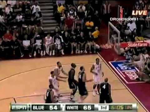 Derrick Rose Team USA Full Highlights Blue vs Whit...