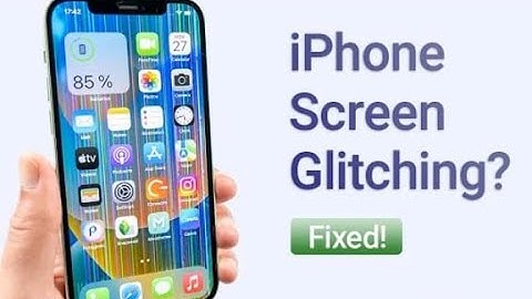 iPhone Screen Glitching or horizantal line  brighteness is changing  or Flickering?7 Ways to Fix It!