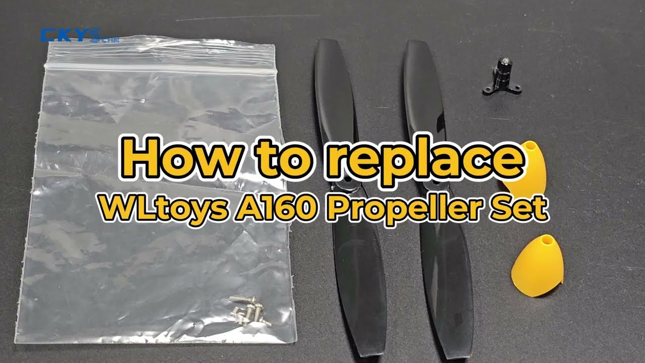 Christmas Flight Fix: Quick Propeller Replacement for WLtoys A160 RC Plane