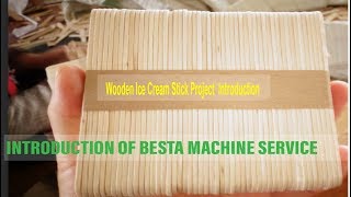 Before Starting Wooden Ice Cream Stick Making Projects, tongue depressor stick making machine