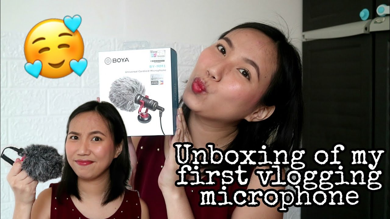 Unboxing of my First Vlogging Microphone | BOYA BY-MM1 - YouTube