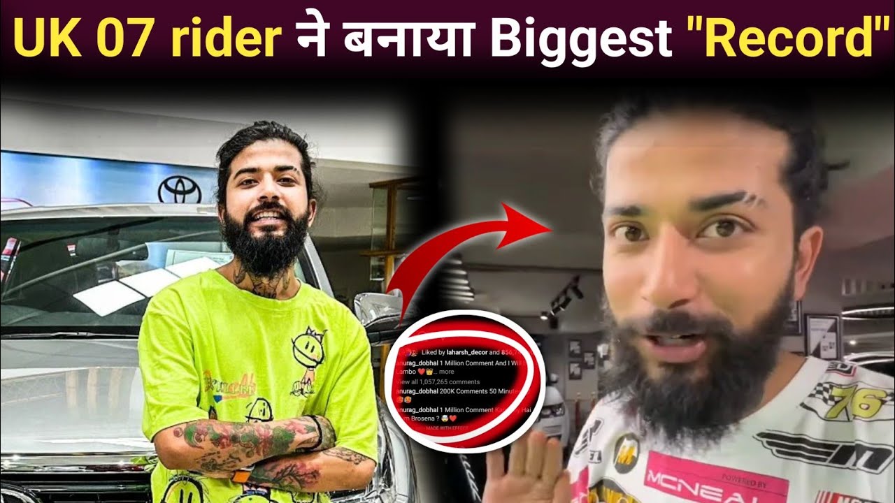 UK 07 rider ने बनाया Biggest Record Today 😲 || Babu Bhaiya Latest ...