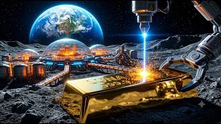 Transforming Moon Dust Into Pure Gold Bars: Lunar Gold Mining