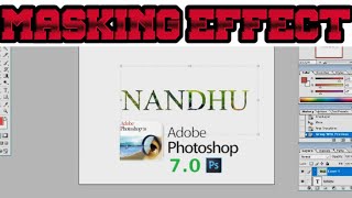 Design an image by applying text masking effect | Masking effect | text masking effect | photoshop screenshot 4