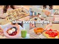 slow living day at home 🍵 baking cinnamon rolls, cozy recipes & routine