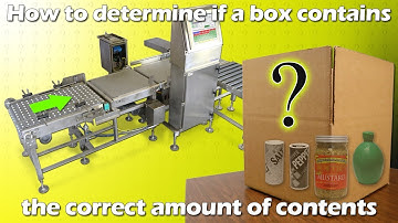 Recognize Missing Product with Checkweigher & Barcode Scanning Technology