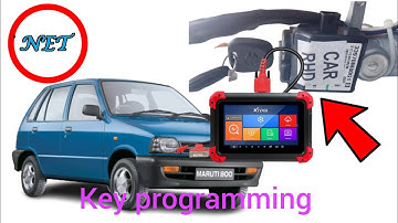 Maruti 800 Car & Alto key programming ID65#Xtool pad 1