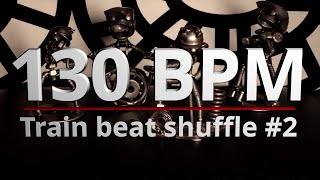 130 BPM - Train beat shuffle #2 - 4/4 Drum Beat - Drum Track