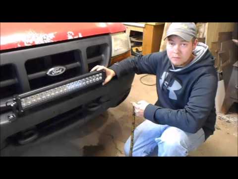 ford ranger light bar installation