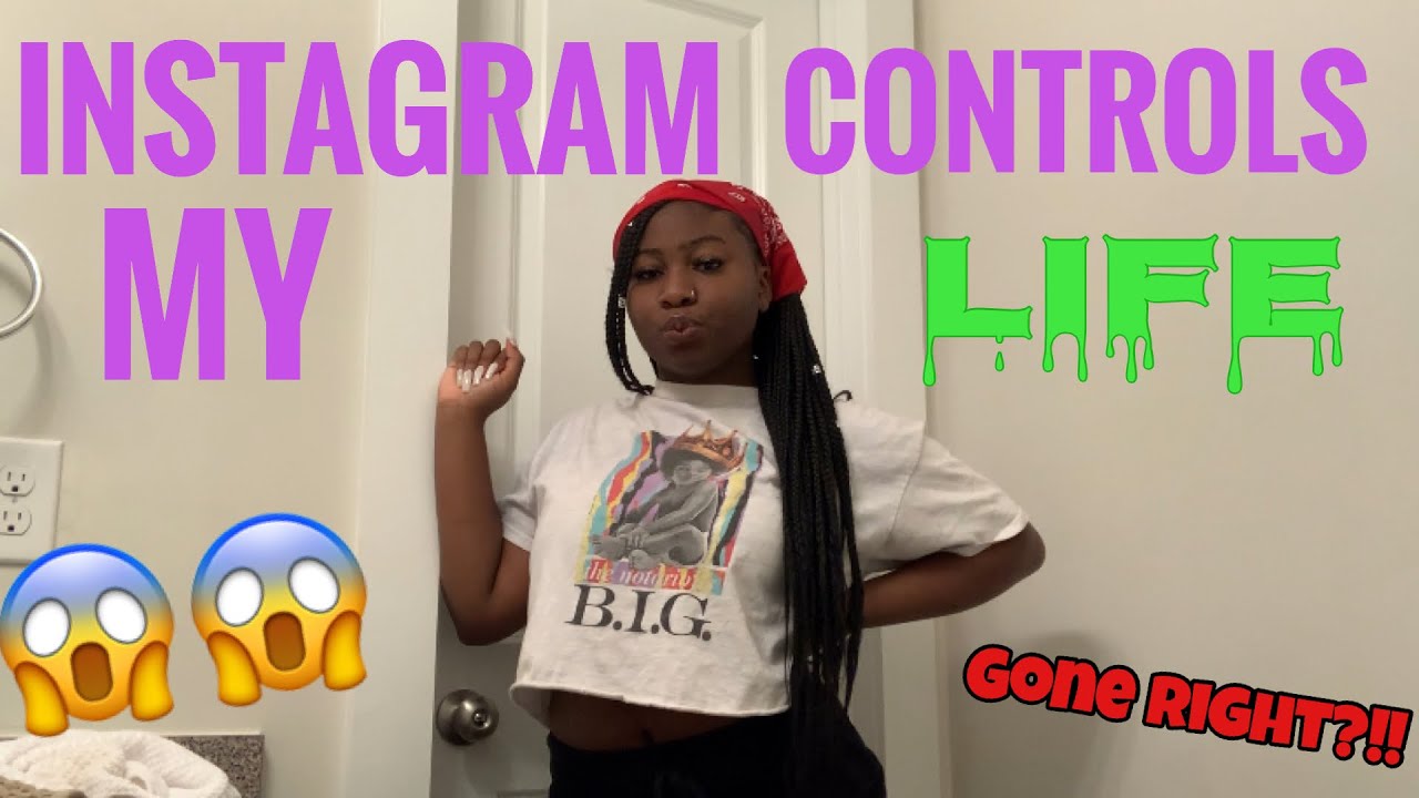 INSTAGRAM CONTROLS MY LIFE FOR A DAY 😱 - YouTube