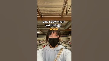 LOOK WHAT I JUST THRIFTED…