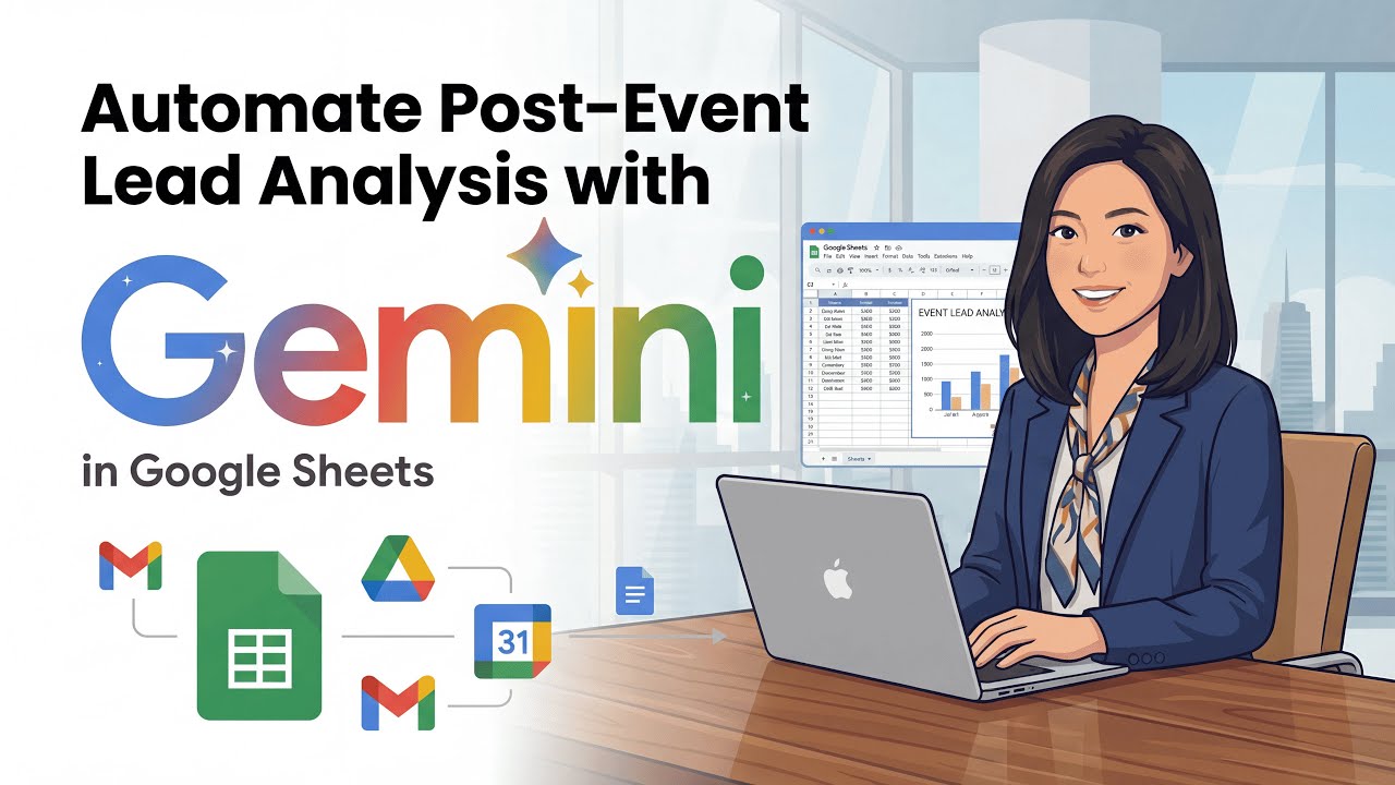 【MKT 行銷必看】利用 Gemini 在 Google Sheets 中加速活動名單分析與潛在客戶開發