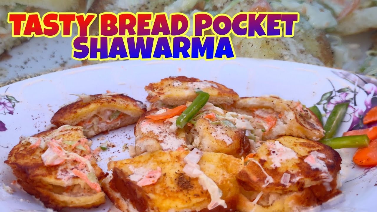 🥪How to make Easy & Tasty Pocket Shawarma Special Bread Pocket