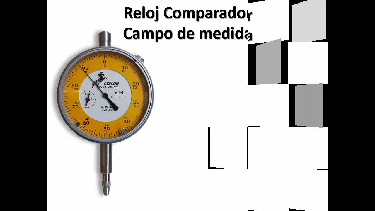 Lectura del reloj comparador en mm 