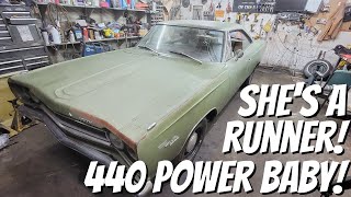 Big Block 440 Powered 1968 Road Runner FIRST START IN 40 YEARS!