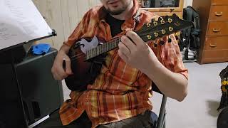 Mandolin Chord Practice A F D C Bm E