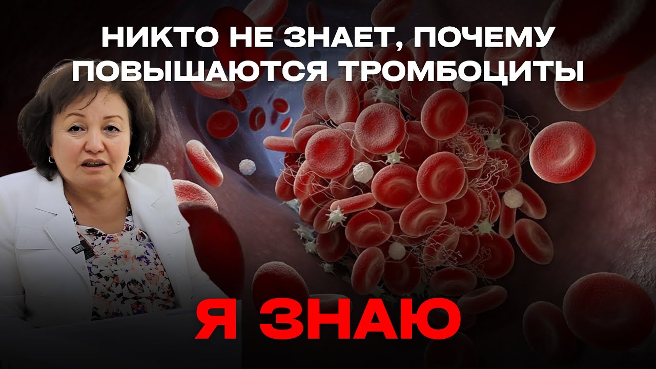 НИКТО НЕ ЗНАЕТ, ПОЧЕМУ ПОВЫШАЮТСЯ ТРОМБОЦИТЫ. Я ЗНАЮ