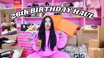 What I Got For My 26th Birthday! HUGE birthday haul ♡