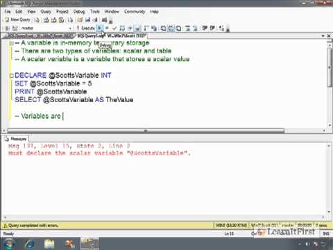 Sql course