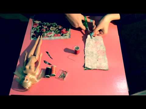 Barbie elbise yapımı/dikimi ( How to make a Barbie dress)