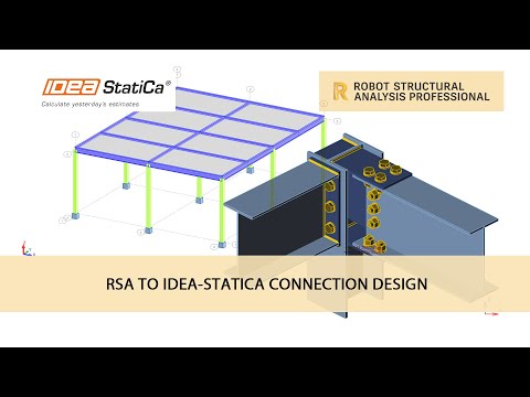 Autodesk Robot Structural Analysis to IDEA Statica Connection Design