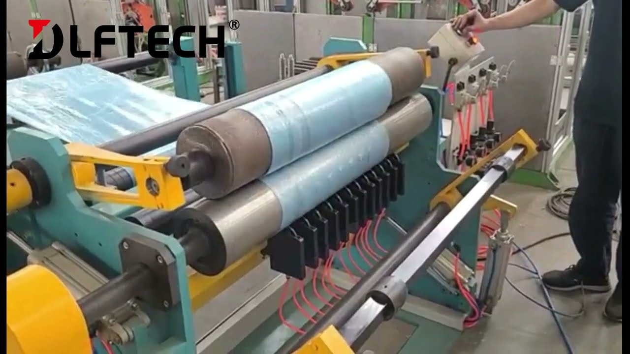 Multi-blade slitter;Commissioning work of Multi-blade slitter；