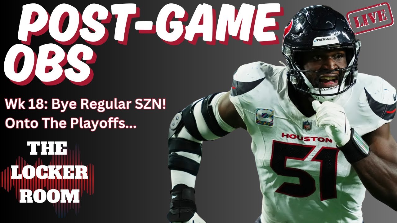 LIVE Post-Game Reaction To Texans WIN Over Colts & Clear WISH Heading Into Playoffs!