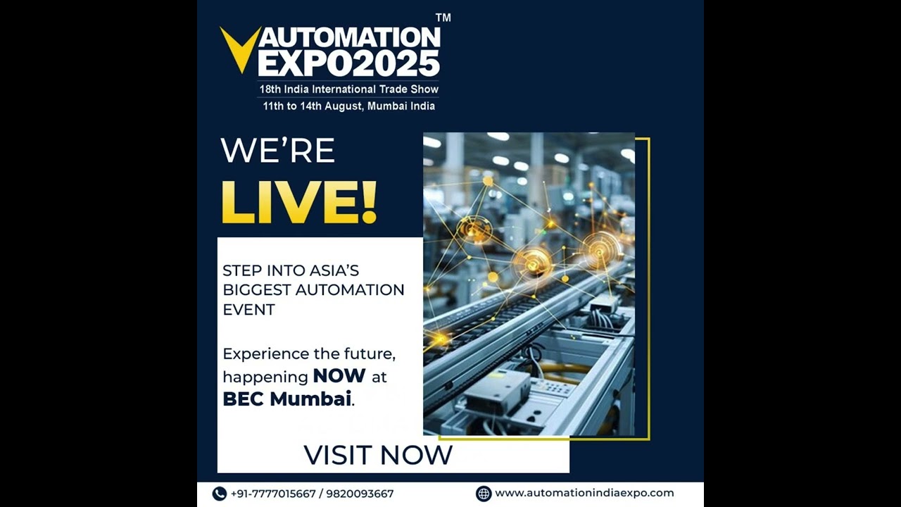 Automation India Expo 2025 | We’re LIVE!