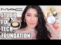 NEW MAC STUDIO FIX TECH CREAM-TO-POWDER FOUNDATION REVIEW