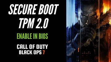 How to Enable Secure Boot & TPM 2.0 for Black Ops 7 on Aorus B550M (and Most AMD/Intel Motherboards)