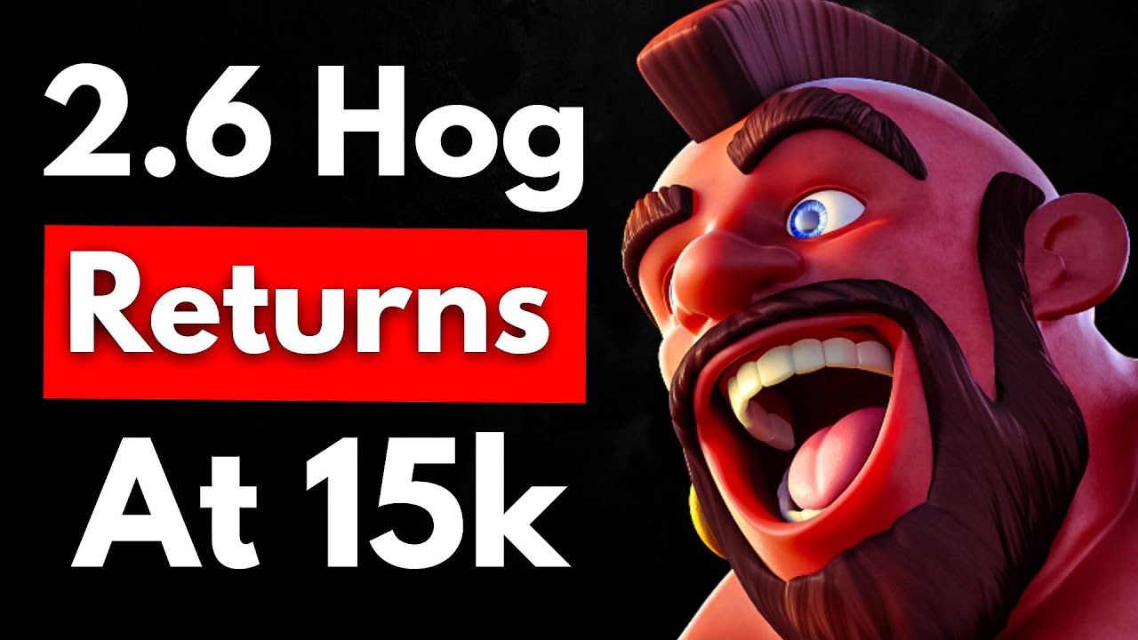 I Pushed to 15,000 Trophies with 2.6 Hog Cycle!