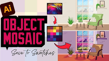Master Object Mosaic & Color Palette Extraction from Images in Illustrator